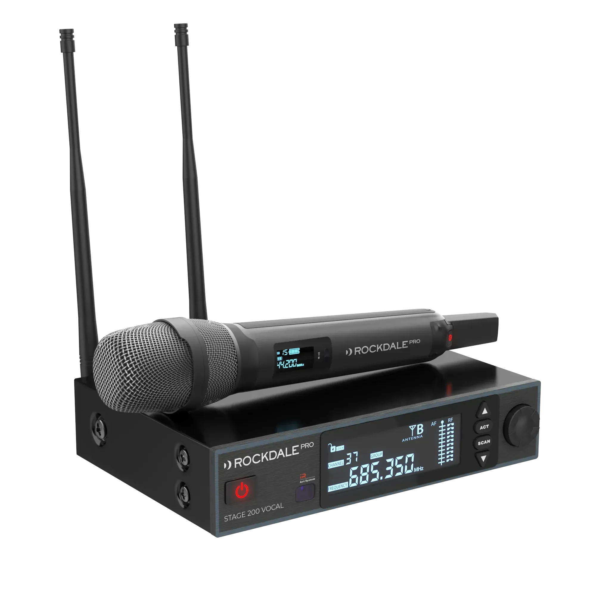 Микрофонная радиосистема Rockdale Pro Stage 200 BK Vocal