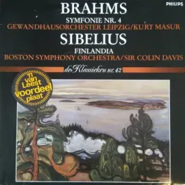 - Brahms Symfonie Nr. 4, Sibelius Finlandia (LP, Used)