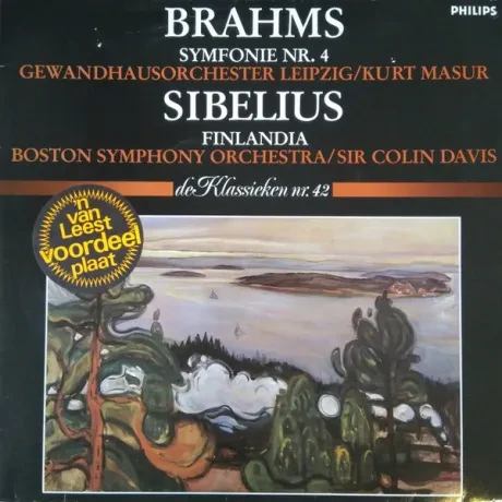 - Brahms Symfonie Nr. 4, Sibelius Finlandia (LP, Used)
