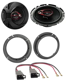 Pioneer 3-Wege 250Watt 16,5cm Lautsprecher für Kia Carnival Soul ab 14 Fronttür
