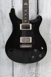 PRS SE Hollowbody Standard Piezo Electric Guitar Dog Hair Smokeburst with Case