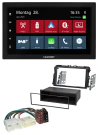 Blaupunkt MP3 Bluetooth DAB 2DIN USB Autoradio für Opel Vivaro (2011-2015)