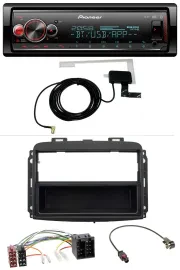 Автомагнитола Pioneer Bluetooth, DAB, USB, MP3 для Fiat 500L (с ISO, с 2012)