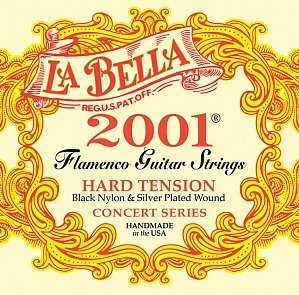 Струны для классической гитары La Bella 2001FH 2001 Flamenco Hard 30-42
