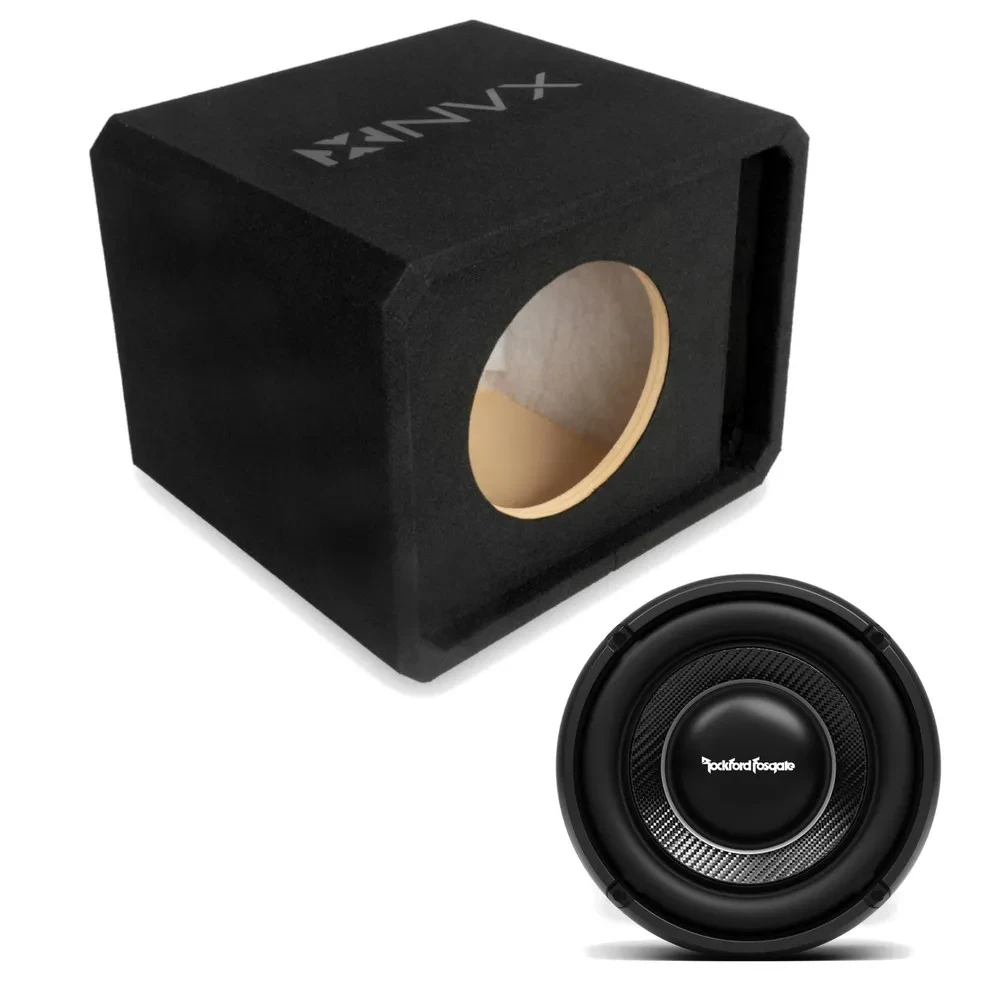 Сабвуфер пассивный для авто NVX NE101P_T1S210P 1x10", щелевой порт, 3/4" MDF, низкопрофильный