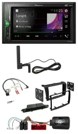 Pioneer MP3 DAB Lenkrad 2DIN Bluetooth Autoradio für Mazda 3 2003-2009 schwarz