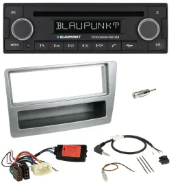 Blaupunkt Lenkrad Bluetooth DAB CD USB Autoradio für Honda Civic 2004-2006 silbe