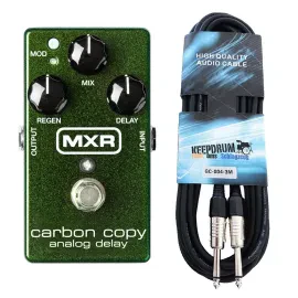 MXR  M169 Carbon Copy Effektgerät Analog Delay Pedal mit Kabel
