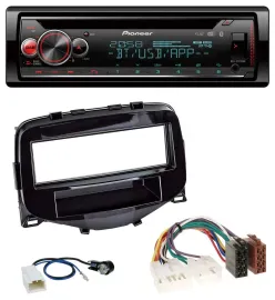 Pioneer MP3 DAB CD Bluetooth USB Autoradio für Toyota Aygo (2014-2021)
