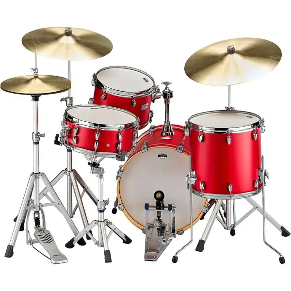 Yamaha Tour Custom Maple 3-Piece Shell Pack w/18" Bass Drum Candy Apple Satin