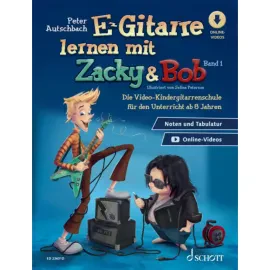 Учебное пособие Schott Music E-Gitarre Lernen Mit Zacky & Bob