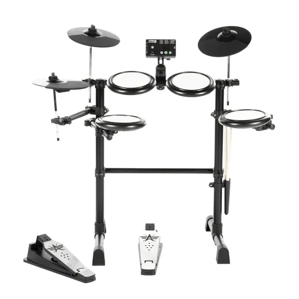 DD-Lite V2 E-Drum Set, Elektron. Schlagzeug, 144 Sounds, 12 Drumsets, MIDI, Mesh