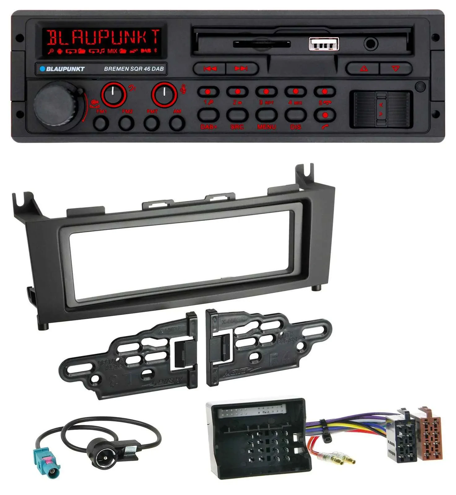 Blaupunkt SD MP3 USB Bluetooth DAB Autoradio für Mercedes GLK (2008-2012)