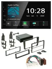 Kenwood Bluetooth MP3 DAB USB 2DIN Autoradio für Lexus IS 300 (2001-2005)