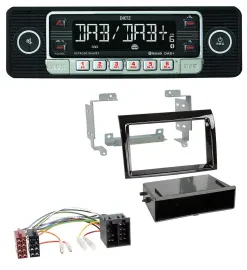 Dietz USB DAB MP3 Bluetooth Autoradio für Fiat Ducato Citroen Jumper 06-11 piano