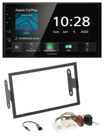 Kenwood Bluetooth MP3 DAB USB 2DIN Autoradio für Nissan 200 SX 1994-1998 240 SX