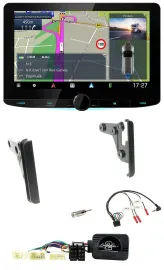 Автомагнитола Kenwood 2-DIN, Bluetooth, DAB, TMC, USB, совместима с кнопками на руле, для Toyota RAV4 (2001–2005)