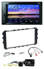 Pioneer Bluetooth 2DIN USB DVD DAB Lenkrad Autoradio für Toyota Yaris 06-11 OEM-