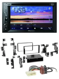 Pioneer Bluetooth 2DIN USB DVD DAB MP3 Autoradio für Nissan Versa ab 07 Xterra a