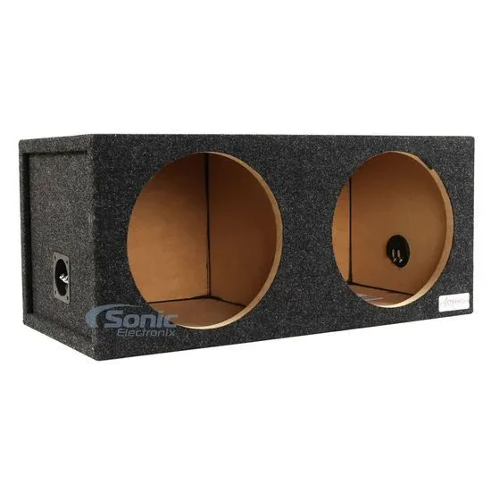Atrend 12DQ 12" Dual Medium Series Sealed Subwoofer Enclosure Box