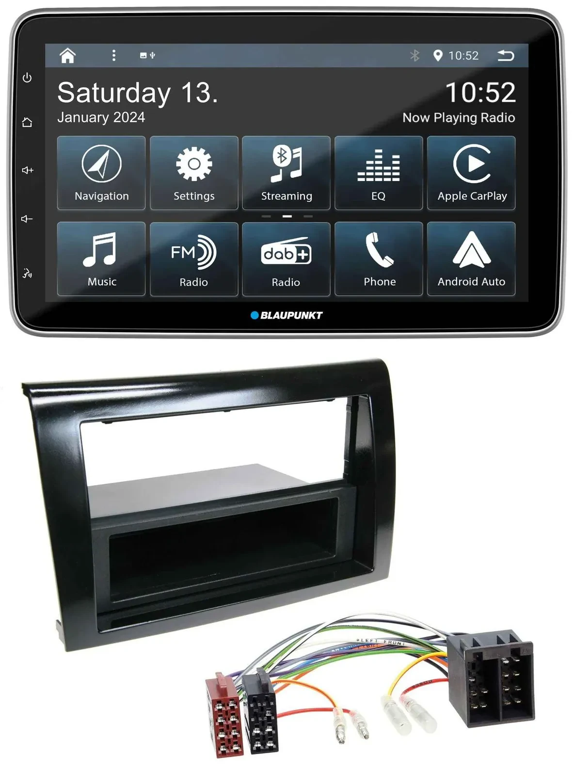 Blaupunkt USB DAB SD MP3 Bluetooth Autoradio für Fiat Bravo (ab 2007)
