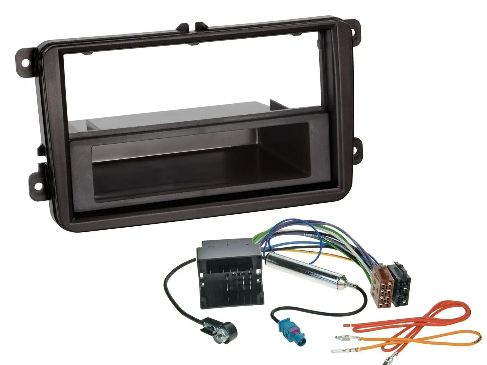 Radioeinbauset DIN Autoradio für VW Sharan ab 10 Tiguan ab 07 Touran ab 03