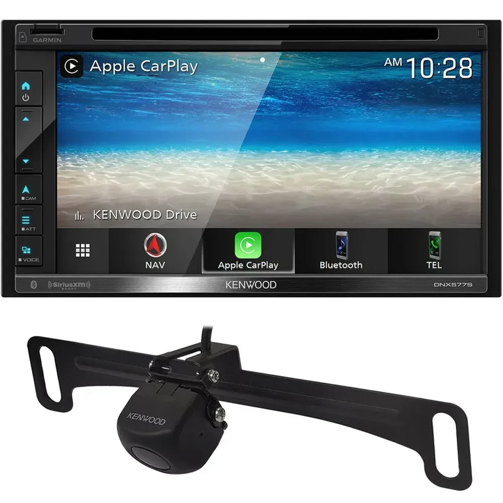 Автомагнитола Kenwood DNX577S 6.8" с камерой заднего вида 128° (набор)