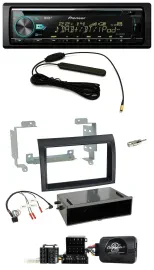 Pioneer CD MP3 Lenkrad DAB USB Autoradio für Fiat Ducato 06-08 schwarz