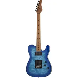 Электрогитара Schecter Traditional Pro Roasted Maple FB Transparent Blue Burst