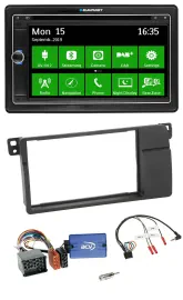 Blaupunkt Bluetooth 2DIN Lenkrad DAB USB TMC Navigation für BMW 3er E46 2000-200
