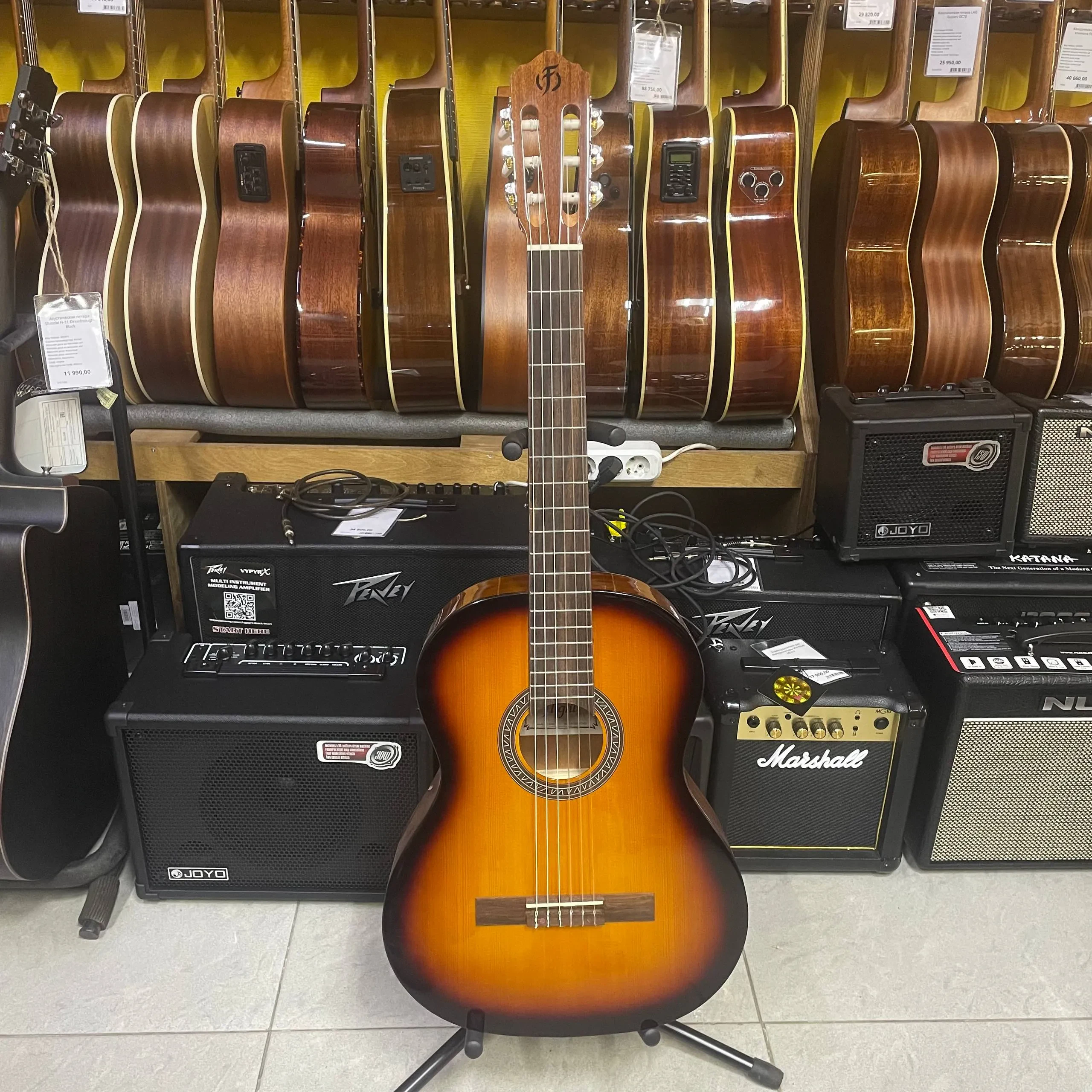 Классическая гитара FLIGHT C-120 SB (набор) санберст