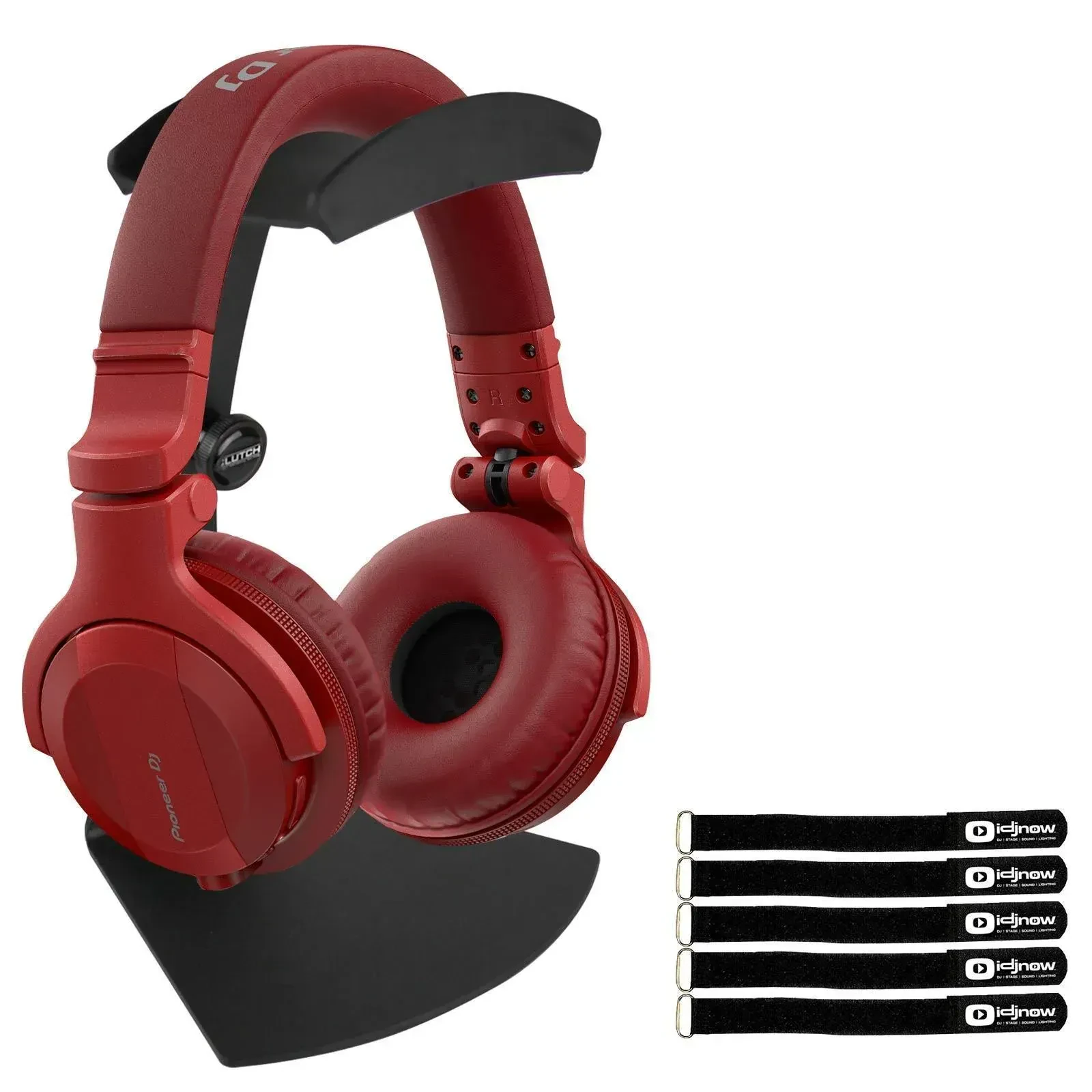 Наушники беспроводные Pioneer HDJ-CUE1BT Matte Red с аксессуарами