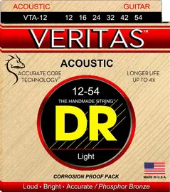 Струны для акустической гитары DR VTA-12 Veritas 12-54