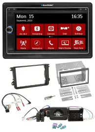 Автомагнитола Blaupunkt 2DIN, DAB, TMC, USB, Bluetooth, навигация для VW Amarok/Beetle/EOS
