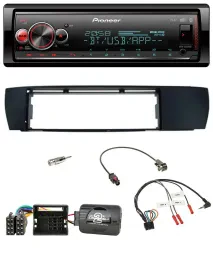 Pioneer Bluetooth USB Lenkrad DAB Autoradio für BMW X3 04-10 E83 seitlich