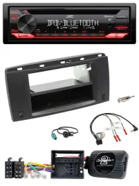 JVC CD DAB USB Bluetooth Lenkrad Autoradio für Mercedes R-Klasse W251 2006-2012