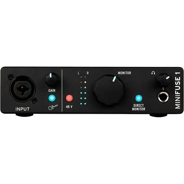 Звуковая карта внешняя Arturia MiniFuse 1 USB Audio Interface, Black