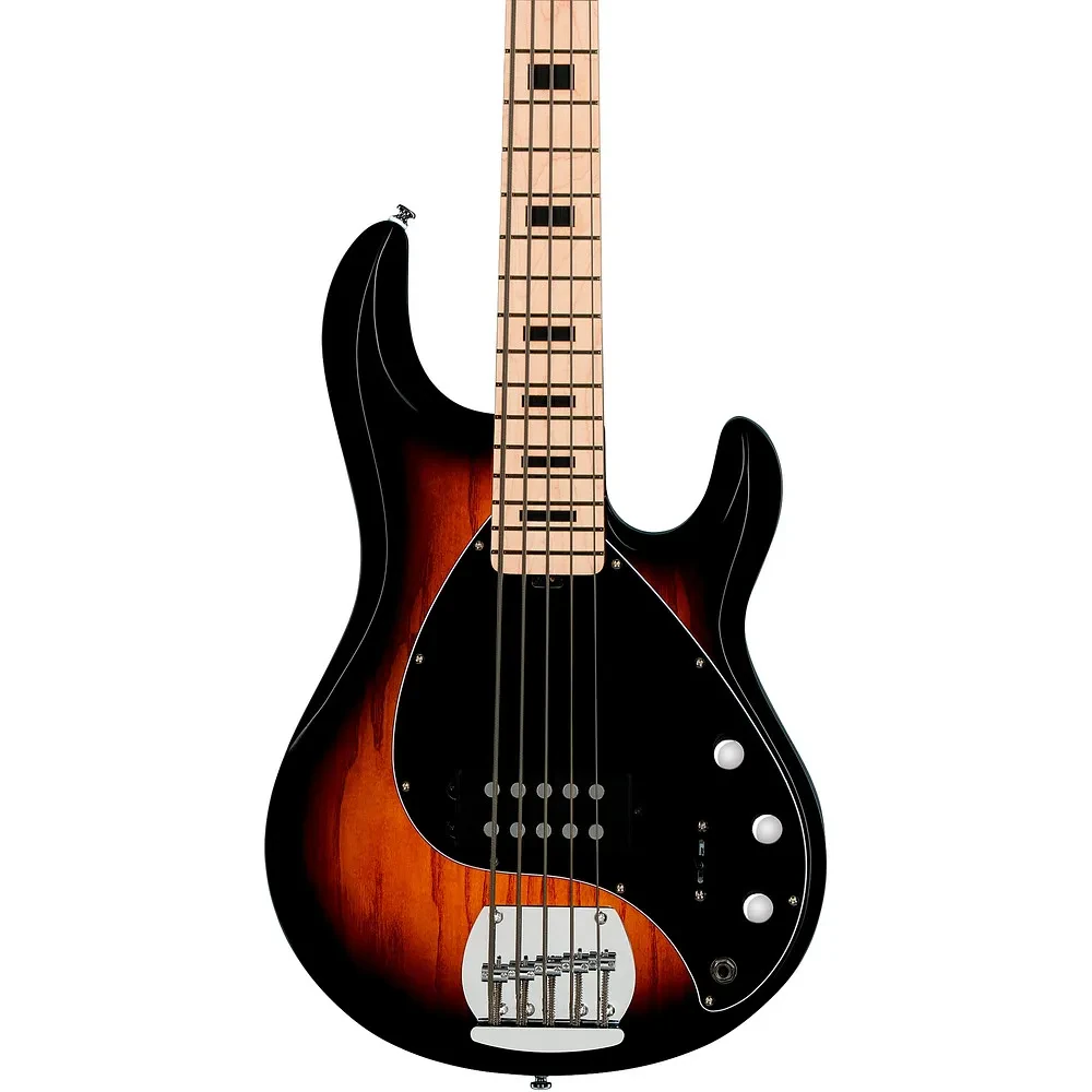 Sterling SUB Series StingRay 5 Plus 5String Bass Guitar  Vintage Sunburst