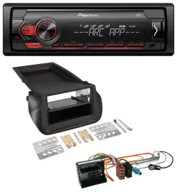 Pioneer DAB 1DIN MP3 AUX USB Autoradio für Citroen Nemo Peugeot Bipper ab 2008