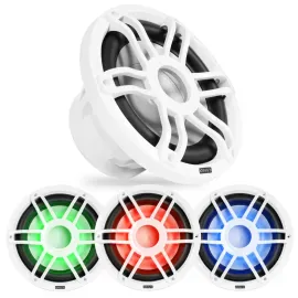 Сабвуфер пассивный для морского применения NVX MV104W 10" V-Series, белый, с LED-подсветкой