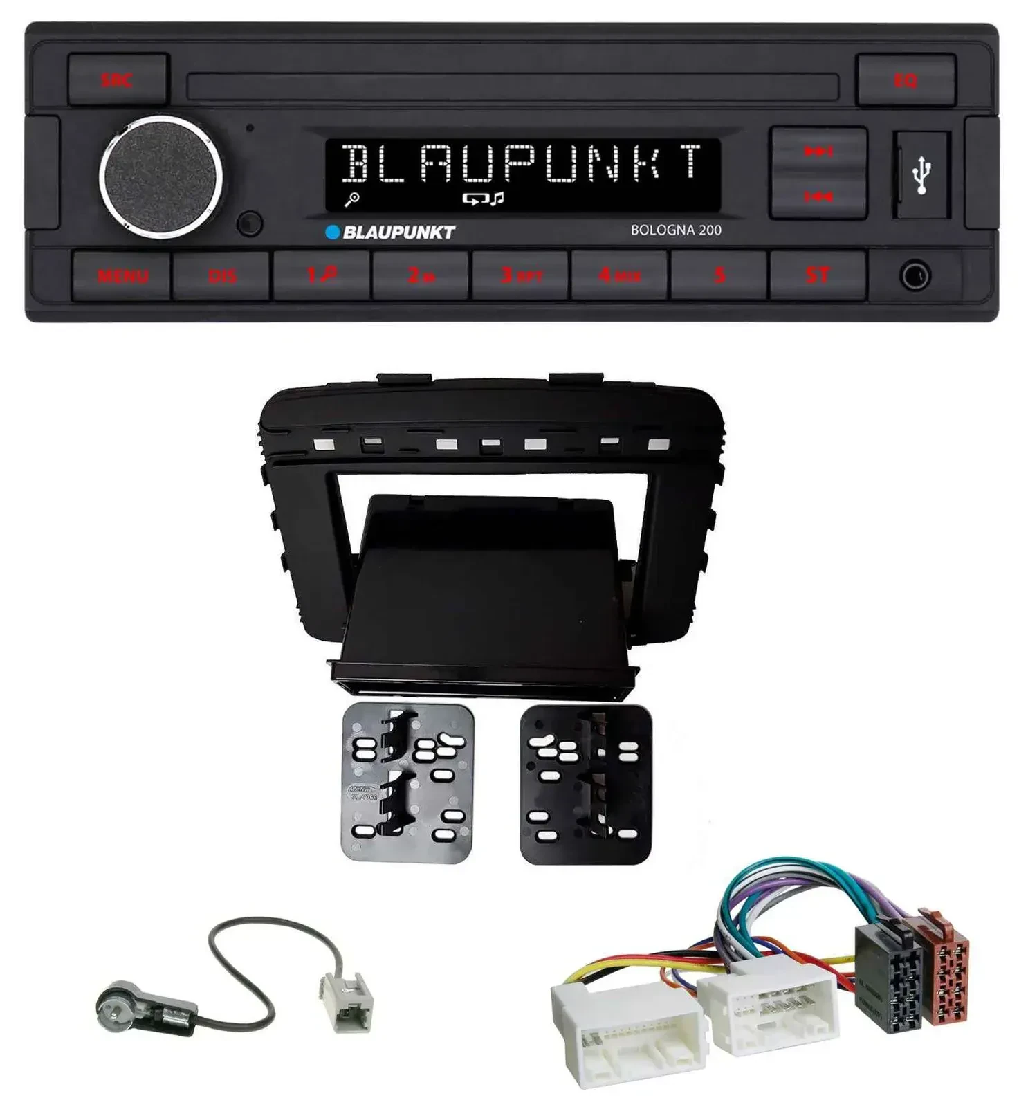 Blaupunkt MP3 AUX USB 1DIN Autoradio für Kia Sorento (UM, ab 03/2015)