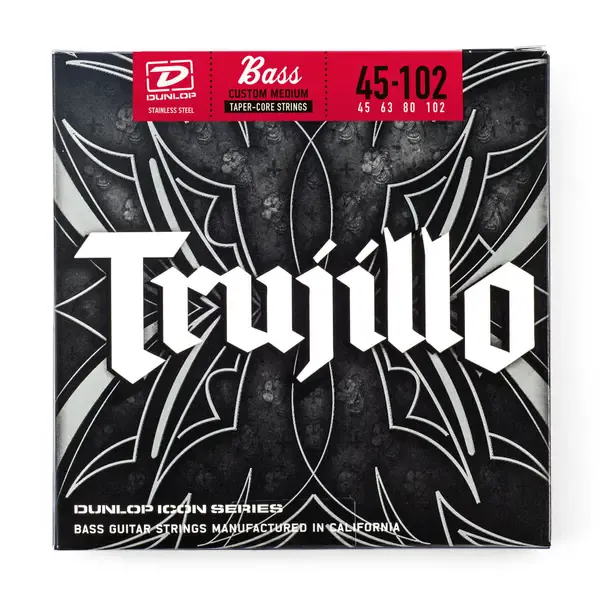 Струны для бас-гитары DUNLOP RTT Robert Trujillo Icon 45-102T