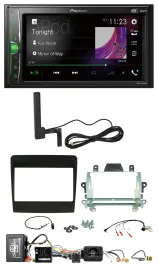 Pioneer MP3 DAB Lenkrad 2DIN Bluetooth Autoradio für Porsche 911 11-17 MOST-Soun