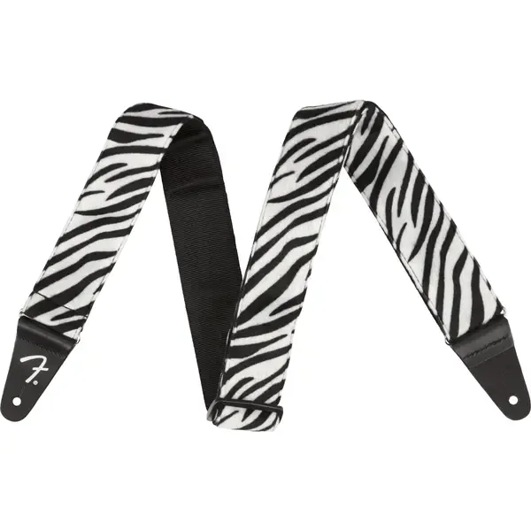 Ремень для гитары Fender Wild Animal Print Guitar Strap Zebra 2 in.