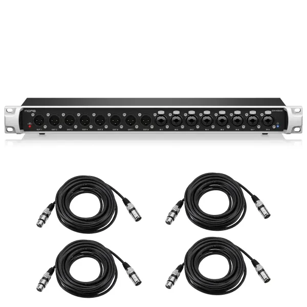 Midas DN4888 Bus-Powered StageConnect Interface with 8x8 Analogue Input/Output,