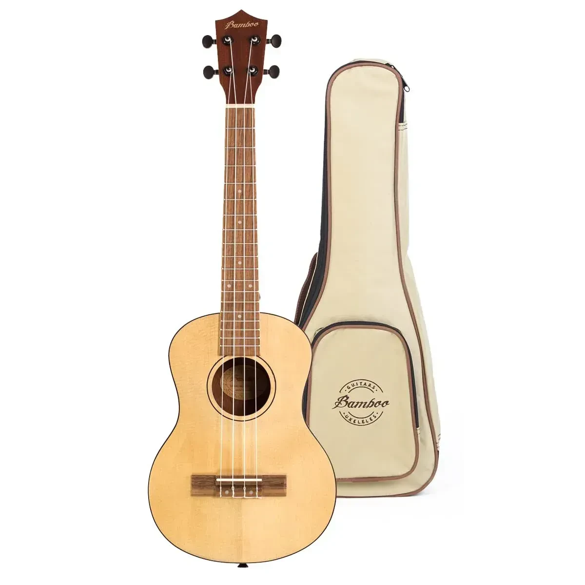 Укулеле тенор BAMBOO Classic натуральный с чехлом
