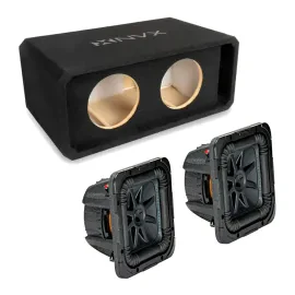 Сабвуфер пассивный NVX NE82P Dual 8", щелевой порт, 3/4" MDF, с Solo-Baric сабвуфером