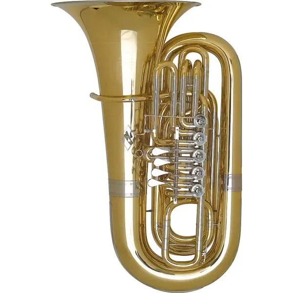 Туба Miraphone 191 5/4 BBb Tuba 191-5V Gold Brass 5 Valves Nickel Silver Slides