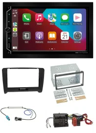 ESX 2DIN DAB USB MP3 Bluetooth Autoradio für Audi TT 06-14 Aktivsystem Quadlock