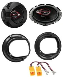 Pioneer 3-Wege 250Watt 16,5cm Lautsprecher für Peugeot 306 Citroen AX Fronttür A